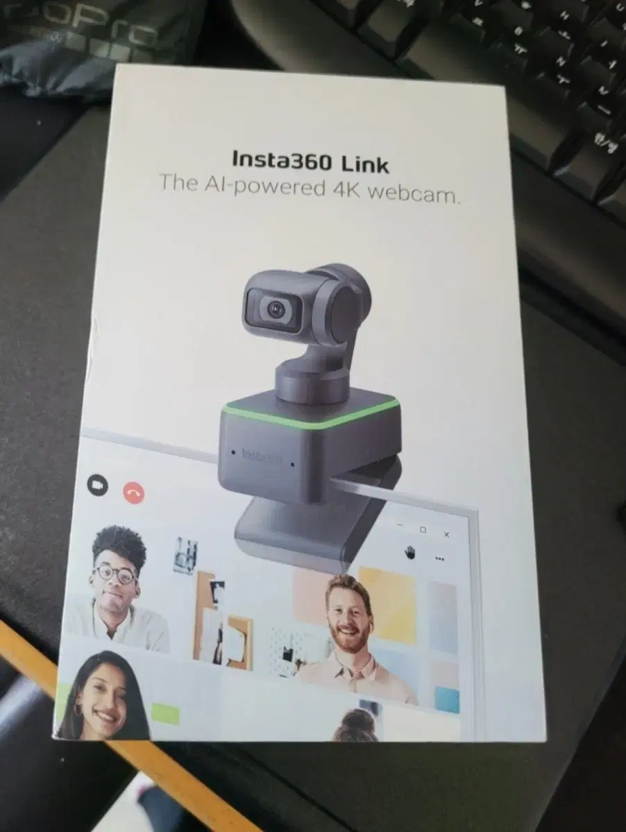 AI PC캠 인스타 insta360 link 4k웹캠